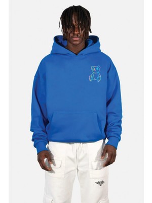 Baskılı Kapşonlu 3 Iplik Sweatshirt FM1.112MÖ