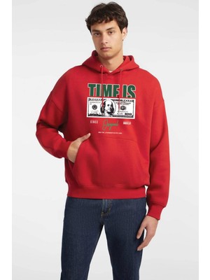 Baskılı Kapşonlu Sweatshirt FM1.103KÖ