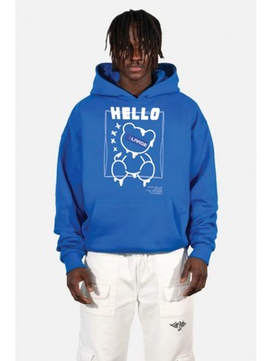 Baskılı Kapşonlu 3 Iplik Sweatshirt FM1.114MÖ