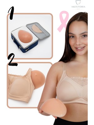 Silikon Göğüs ile Destekleyici Sütyen PS-003