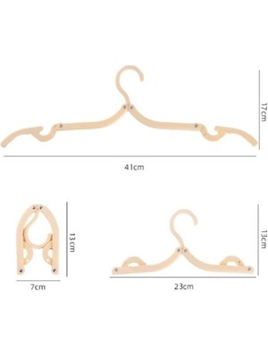 Katlanabilir Portatif Elbise Askısı 5 Adet