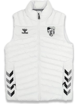 Hummel Winner Erkek Spor Yelek 2XL Beyaz Renkli Kesim Kalıbı ile Şık Tasarım