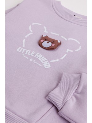 Harika Kids Kız Çocuk 2'li Paket Basic Sweatshirt