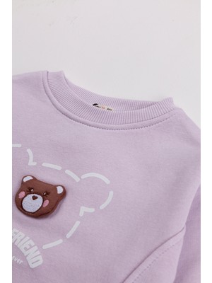 Harika Kids Kız Çocuk 2'li Paket Basic Sweatshirt