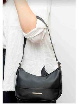 Mabelcanta Siyah Kadın Baget Çanta