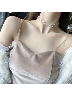 Lovisa Accessories El Emeği Inci Kolye, Choker Inci Boncuk Kolye