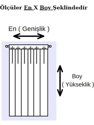 Keten Bohem Tarz Püsküllü  Fon Perde (En x Boy) - Tek Kanat - Pilesiz