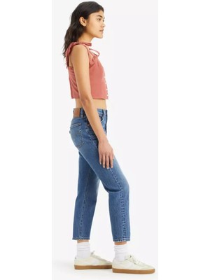 Levi's 501 Kadın Pamuklu Regular Fit Cropped Jeans Kot Pantolon A7739-0015