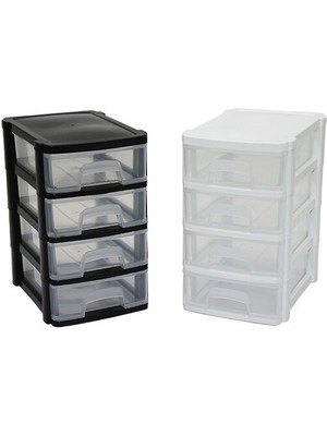 Gold Bazaar Tonton - Mini Çekmece 4 Katlı 10.3X13.9X16.6CM