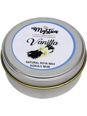 Soya Wax Mum Kokulu Tenekede Vanilla