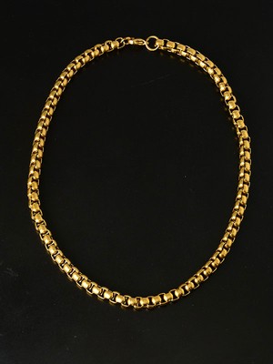 Albedo Jewelry Çelik Mega Küp Zincir Kolye