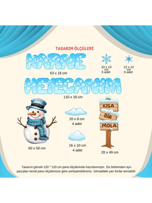 Ti Play Karne Günü Okul Pano Süsü ( Karne Heyecanım Yazılı)