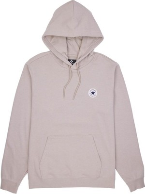 Converse Chuck Patch Erkek Bej Kapüşonlu Sweatshirt