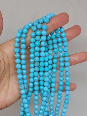 Yaşam Tohumu Turkuaz Taşı Dizi 6mm (54350)