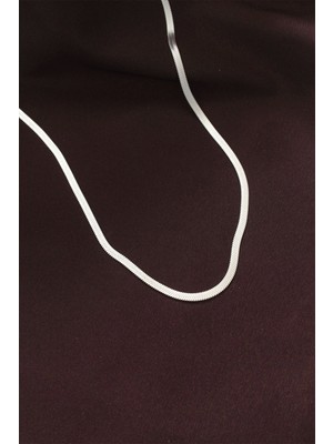 Clariss 316L Çelik Gümüş Renk 60 cm Italyan Zincir Kolye