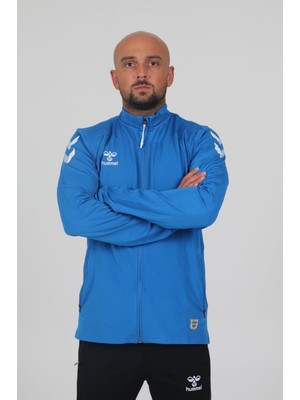 Hummel (7 Farklı Renk) Oregon Zip Jacket Kamp Eşofman Üstü Mavi - M