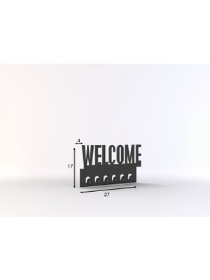 Rarart Concept Welcome Metal Anahtarlık