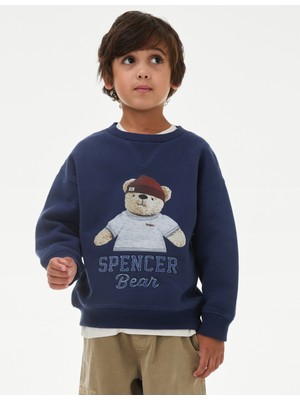 Spencer Bear™ Christmas Sweatshirt (2-8 Yaş)