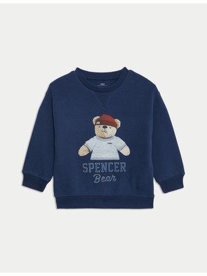 Spencer Bear™ Christmas Sweatshirt (2-8 Yaş)