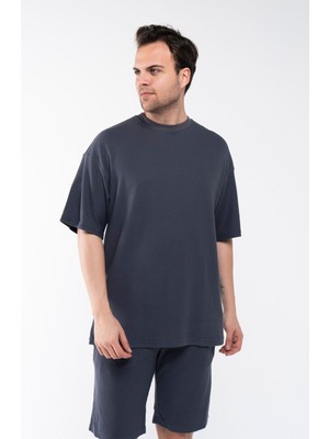 Garen Erkek Oversize Şort T-Shirt Takım