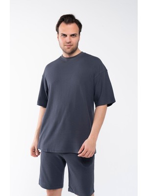 Garen Erkek Oversize Şort T-Shirt Takım