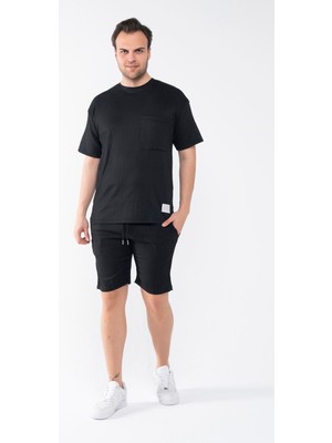 Garen Erkek Oversize Şort T-Shirt Takım