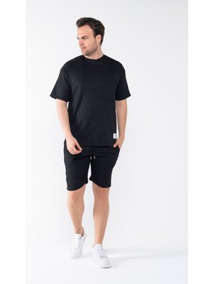 Garen Erkek Oversize Şort T-Shirt Takım