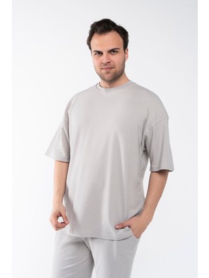 Garen Erkek Oversize Şort T-Shirt Takım