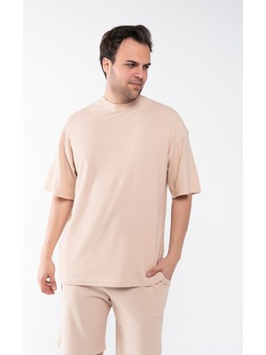 Garen Erkek Oversize Şort T-Shirt Takım