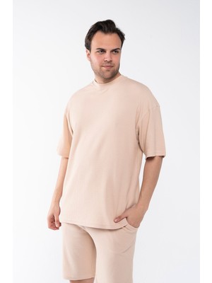 Garen Erkek Oversize Şort T-Shirt Takım