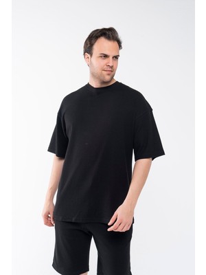 Garen Erkek Oversize Şort T-Shirt Takım