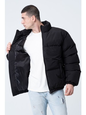 Garen Yağmur Rüzgar Geçirmez Bomber Oversize Mont Ceket Kaban Waterproof