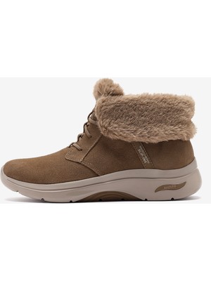 Skechers Go Walk Arch Fit 2.0 Boot - Cozy Rereat Kadın Kahverengi Kar Botu 144570 Brn