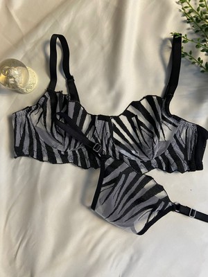 Andelina Black Swan Bralet Takımı