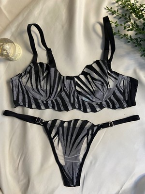 Andelina Black Swan Bralet Takımı