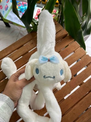 Kulakları Hareket Eden Sesli Peluş Cinnamoroll Peluş Kulaklık Taç