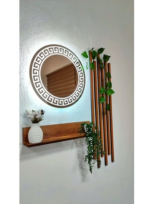 Beyaz Ledli Banyo Dresuar Ayna