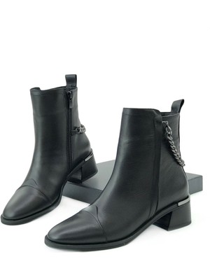 Hepes Inna Kadın Hakiki Deri Topuklu Bot