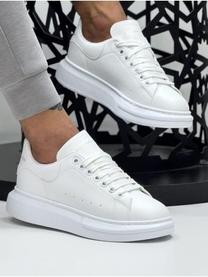 Unisex Beyaz Spor Ayakkabı Sneaker