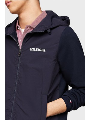 Tommy Hilfiger Pamuk Karışımlı Regular Fit Kapüşonlu Fermuarlı Sweat Erkek Sweat MW0MW35562 Dw5