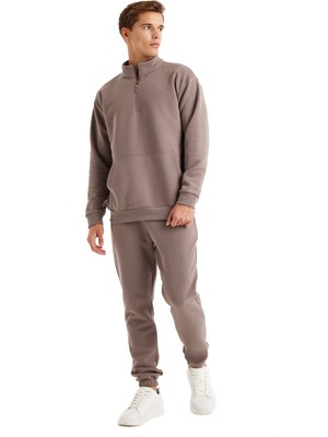 Blackspade Erkek Sweatshirt 40620 - Vizon