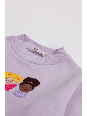 Harika Kids Kız Çocuk 2'li Paket Basic Sweatshirt