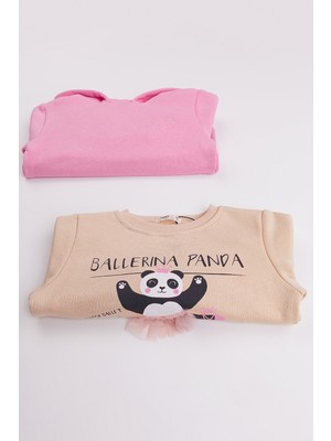 Harika Kids Kız Çocuk 2'li Paket Basic Sweatshirt