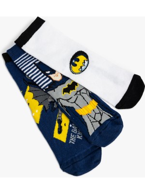 Koton Soket Çorap Seti 3'Lü Batman Lisanslı