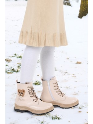 Kiko Kids Termo Taban Kız Çocuk Bot 625 Kırışık Cilt