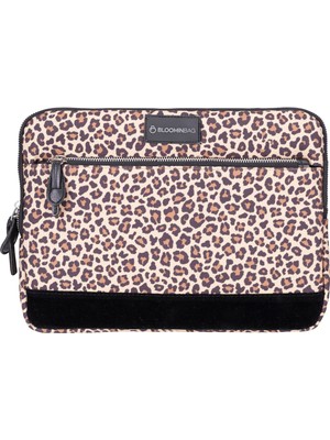 BloominBag Earthy Leopard 13 Inç Macbook / Laptop Kılıfı