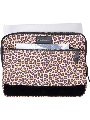 BloominBag Earthy Leopard 13 Inç Macbook / Laptop Kılıfı