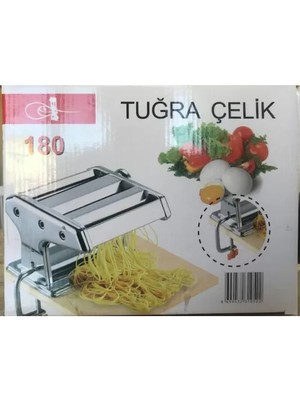 BYR Byrdrp Tuğra Çelik 180 mm Erişte Makarna Makinesi (4172) Byrnew