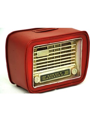 BYR Vintage Tasarım Dekoratif Metal Radyo