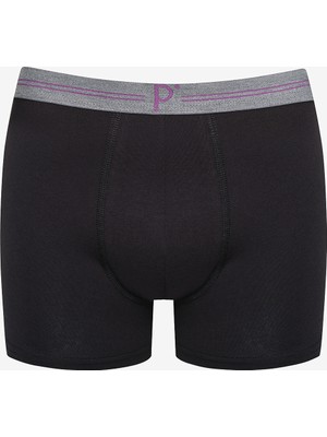 Penti Black Basic 3lü Siyah Boxer